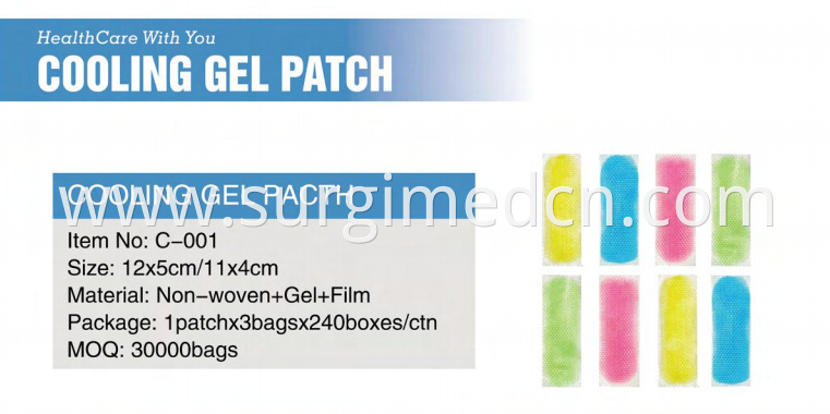 Ice Cooling Gel Fever Patch